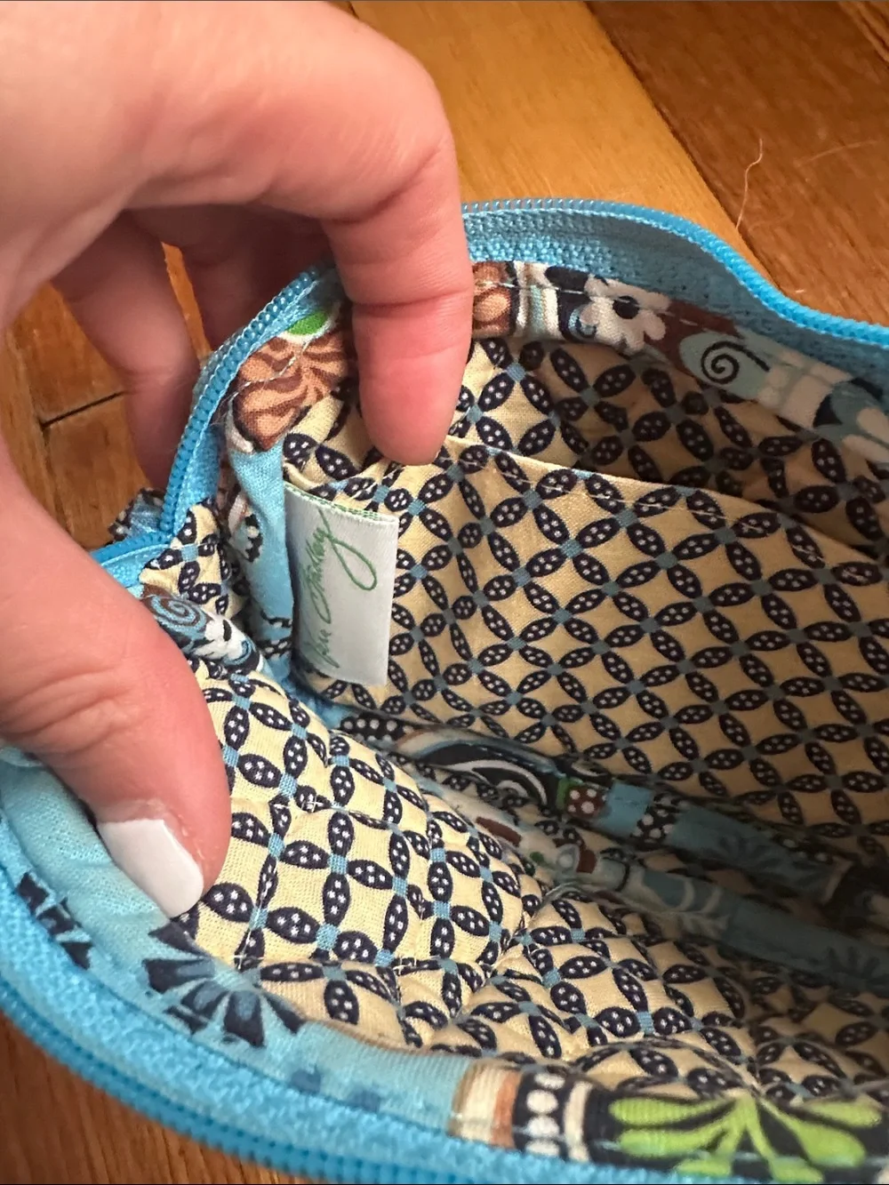 Vera Bradley Wristlet- Bali Blue